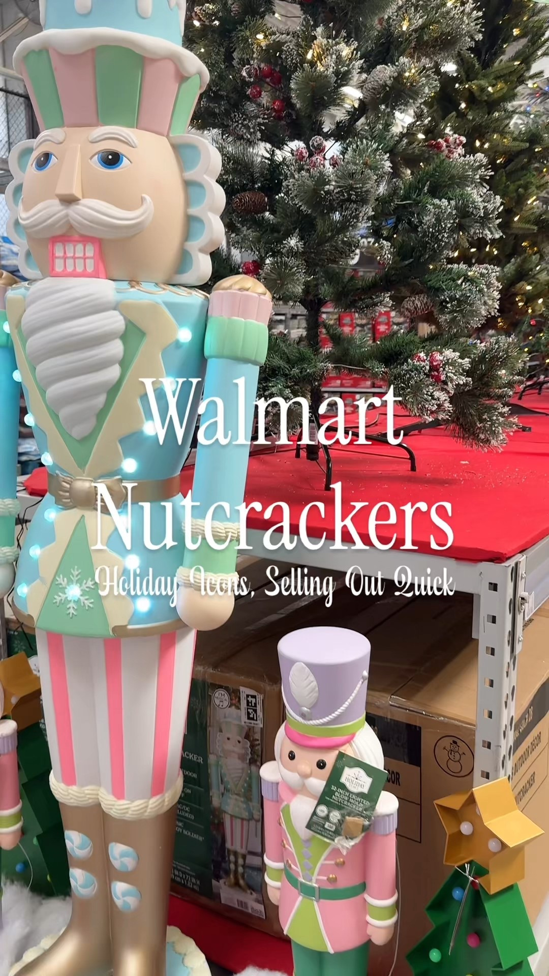 Nutcrackers at Walmart! #walmart #christmas2025

#LTKHome #LTKSeasonal