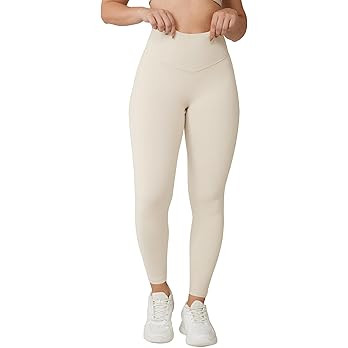 Hugcurve No Front Seam High Waisted Workout Leggings for Women Buttery Soft Yoga Pants Gym Athlet... | Amazon (US)