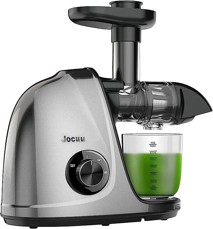 Juicer Machines, Jocuu Slow Juicer Masticating Juicer with 2-Speed Modes, Cold Press Juicer Extra... | Amazon (US)