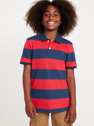 Printed Pique Polo Shirt for Boys | Old Navy (US)