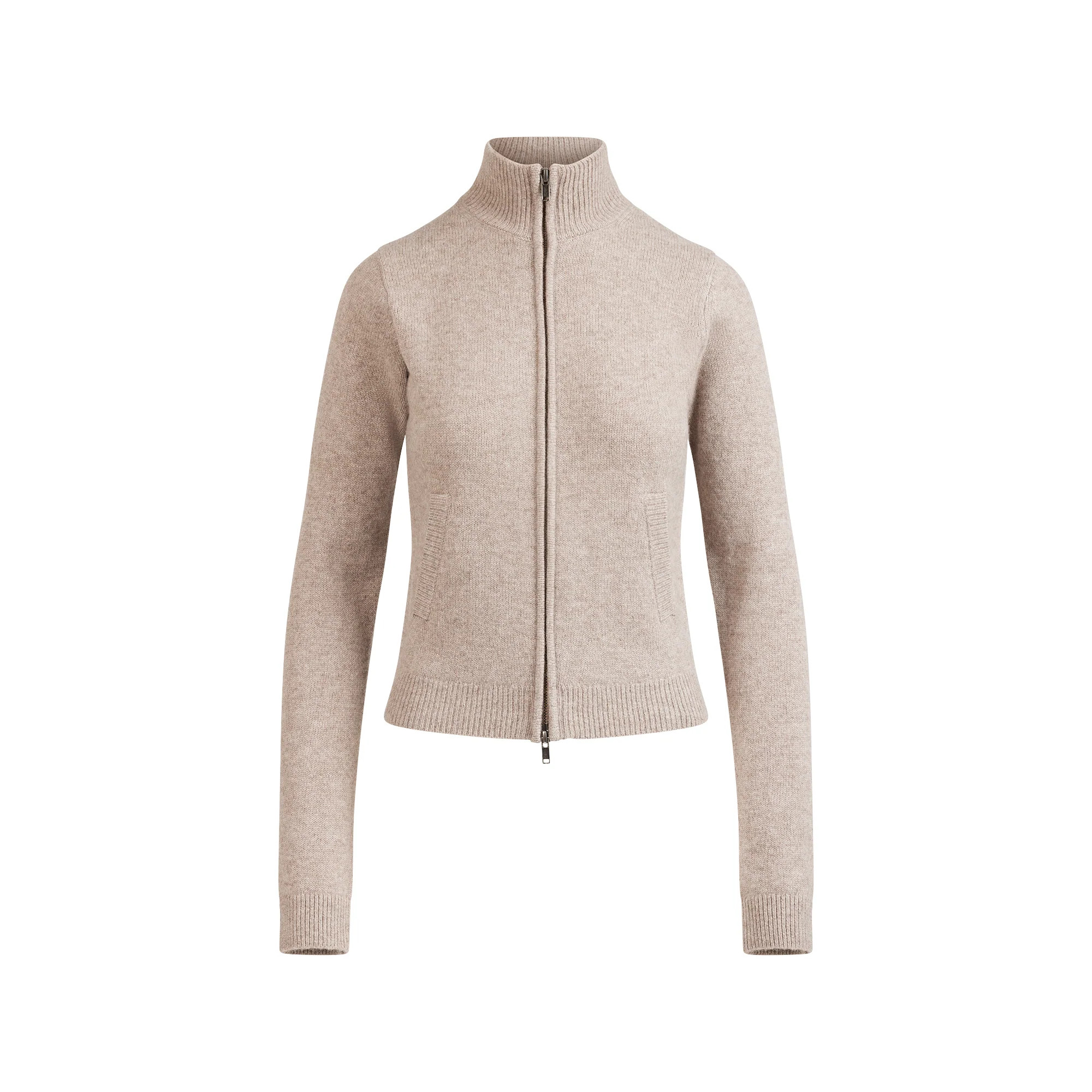 ZIP UP MOCK NECK SWEATER | SKIMS (US)