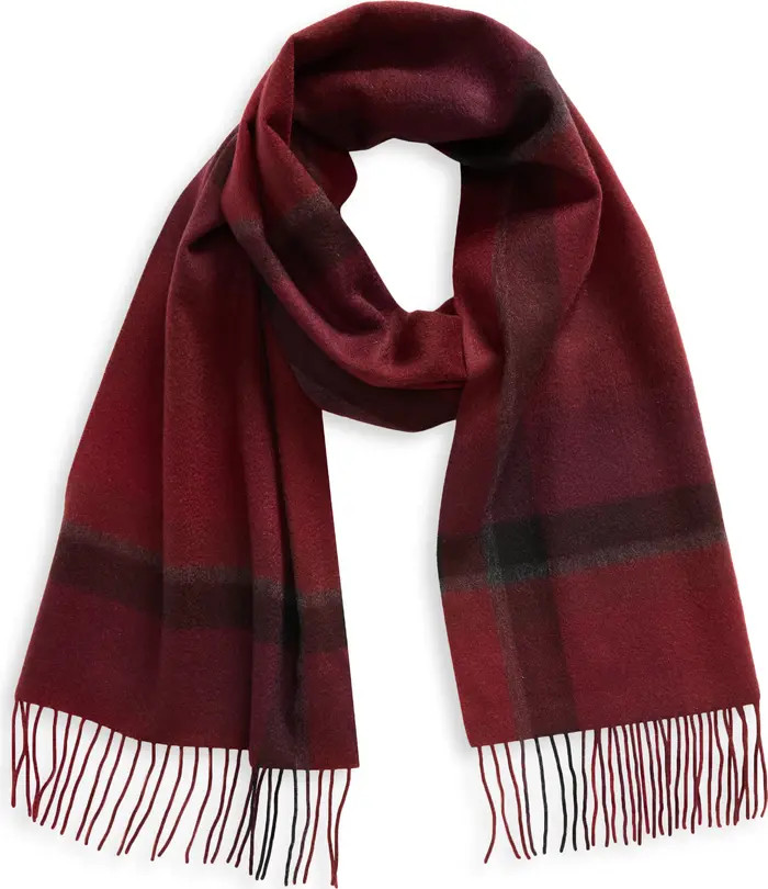 Nordstrom Plaid Cashmere Scarf | Nordstrom | Nordstrom