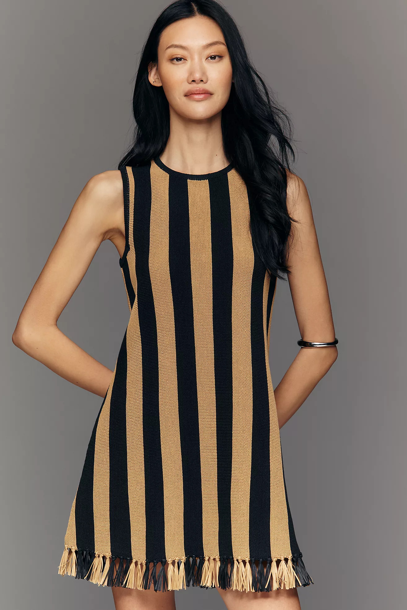 SIMONMILLER Moji Stripe Sleeveless Dress | Anthropologie (US)