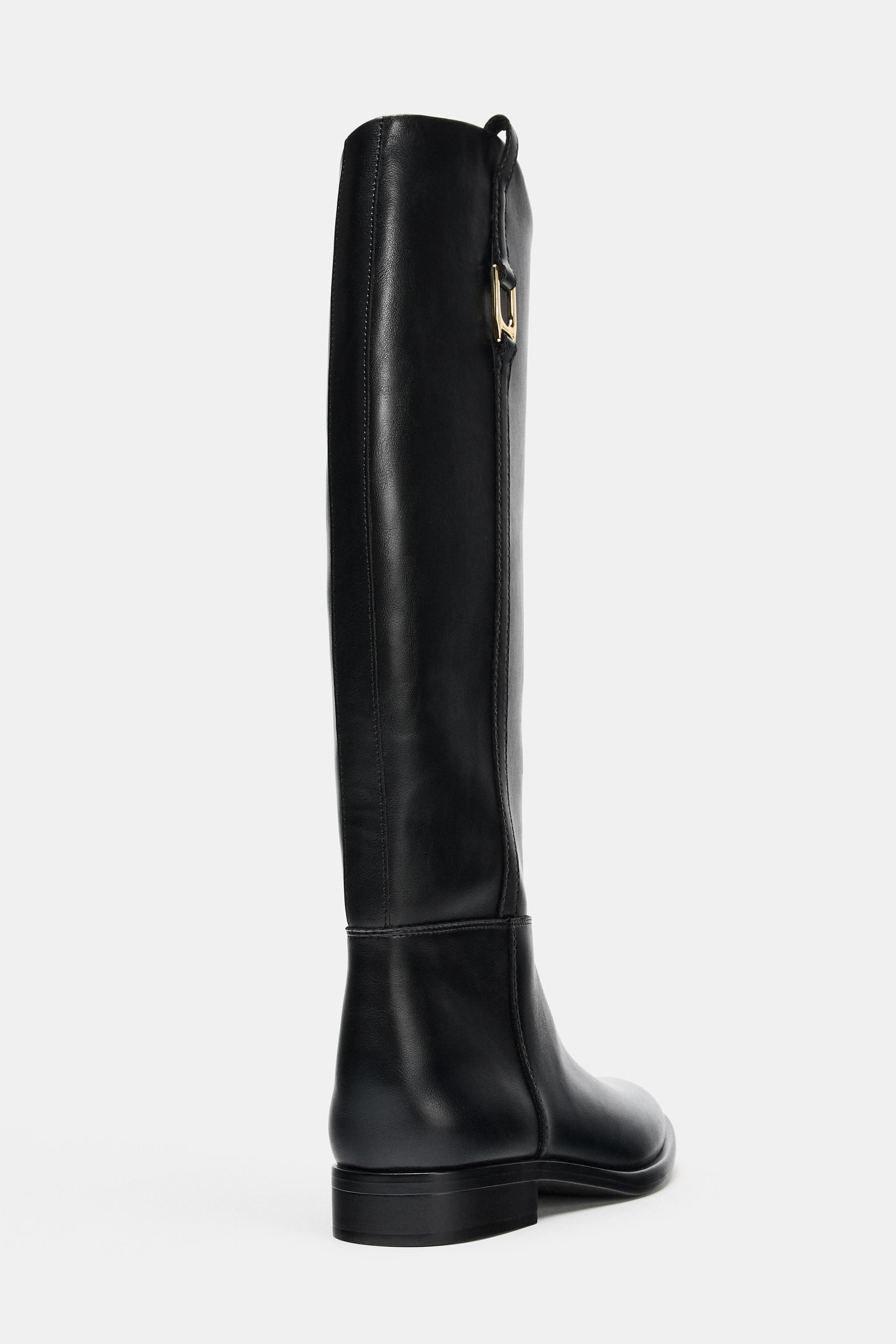 EQUESTRIAN FLAT BOOTS | Zara US
