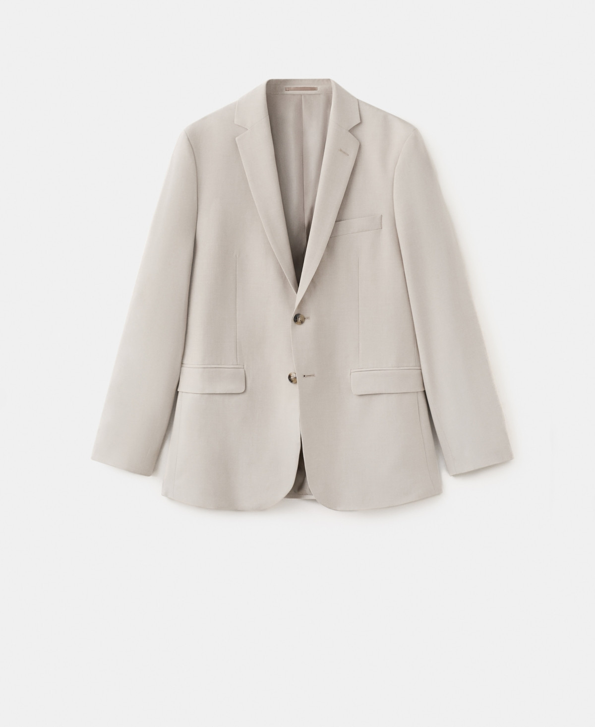 Mango Men's Stretch Fabric Super Slim-Fit Suit Jacket - Ecru | Macy's