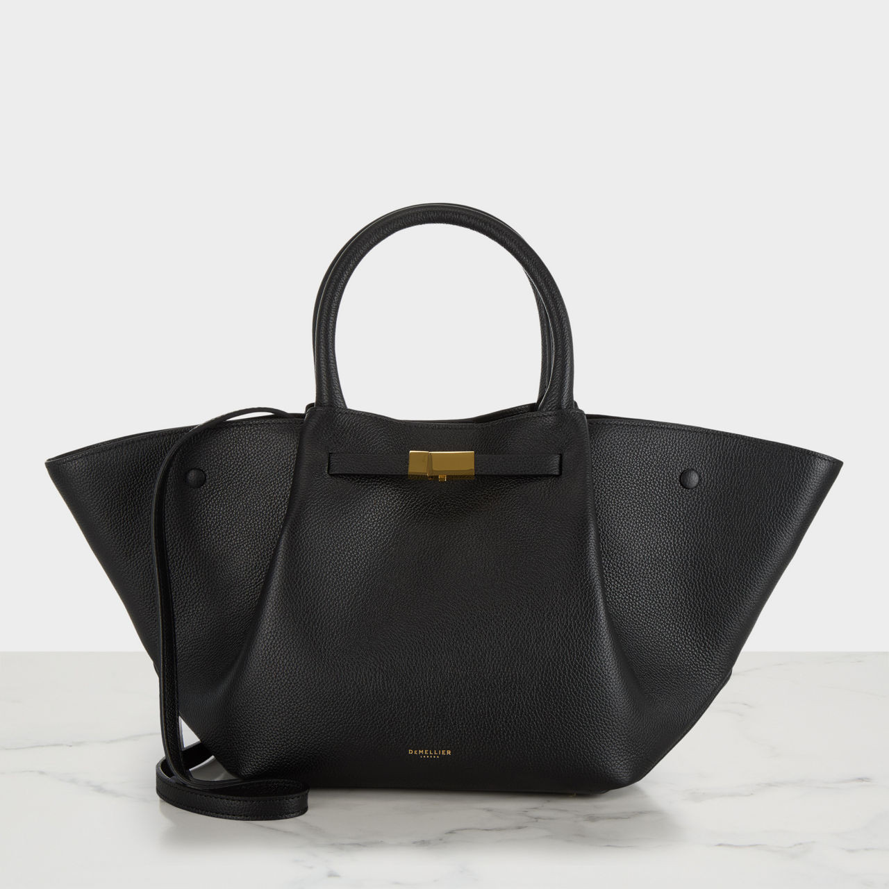 DEMELLIER The Sustainable Edit New York Midi Tote Bag - Black | Brown Thomas (IE)