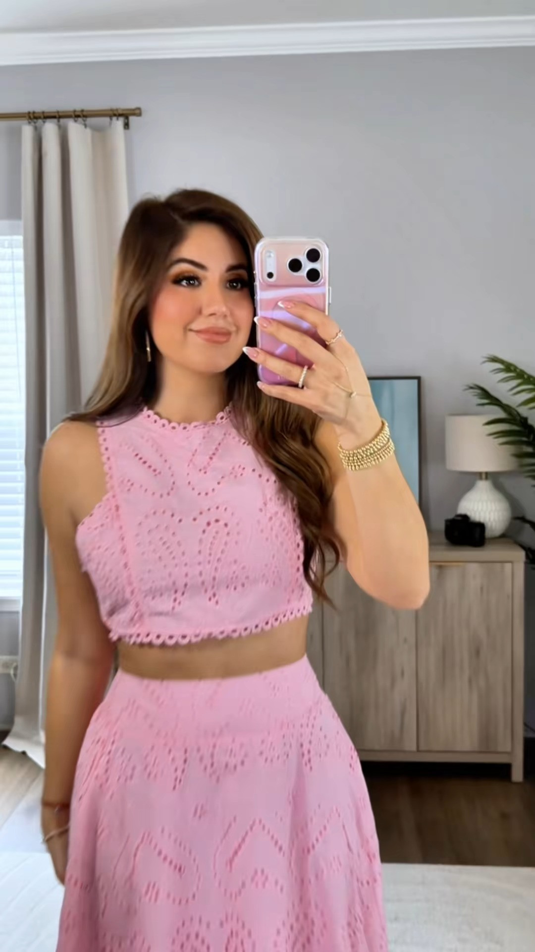 Such a pretty set for spring events. Love the eyelet detail and the full skirt.

#LTKootd #LTKSeasonal #LTKdayinmylife