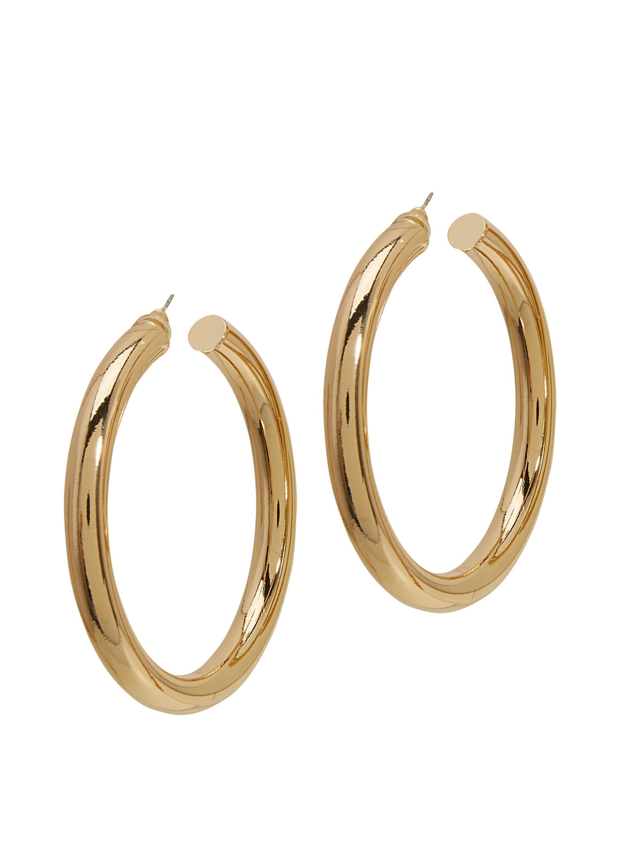 Thick Statement Hoop Earrings | Boston Proper