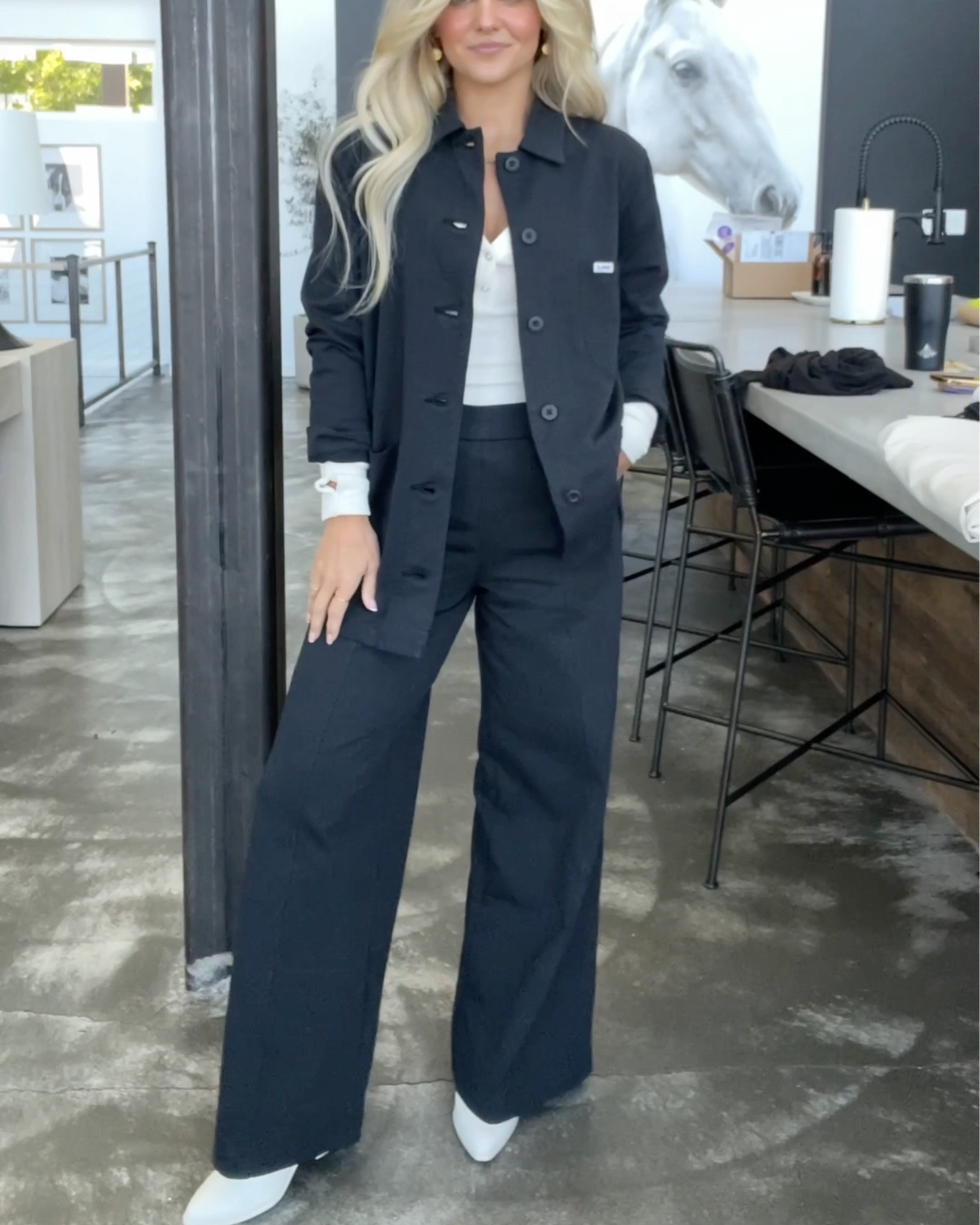 Walmart did not disappoint! 
Sizes: 
Henley: small 
Lee pants: XS 
Lee duster: XS 
2 piece vest set: XS 
Blazer: XS
V neck sweatshirt: Small 
Denim mini dress: XS 
Black crop tank and skirt: Small 
Bomber jacket: small 
NB quarter zip hoodie: medium 

#LTKFindsUnder50