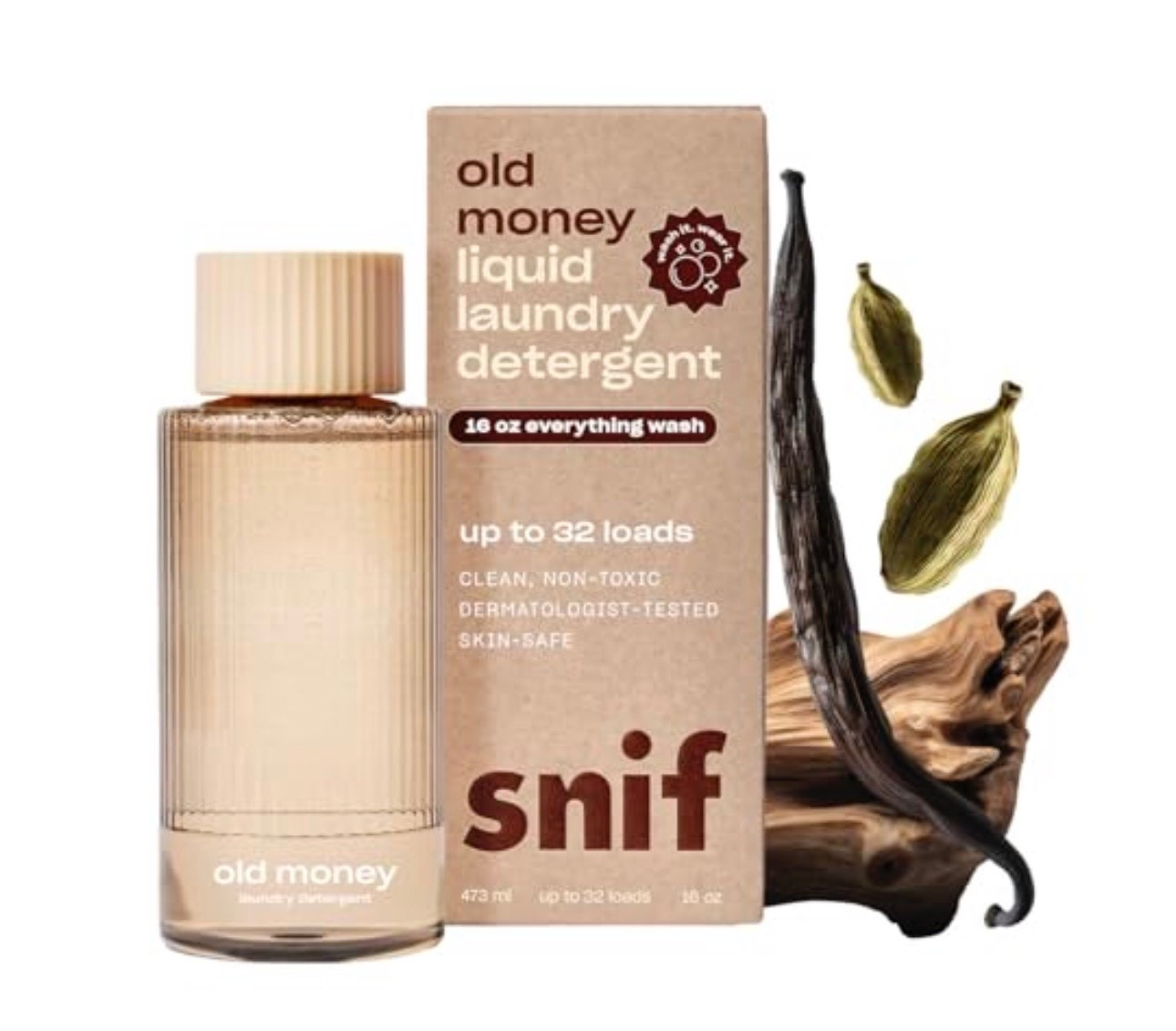 Has anyone tried this brand yet? My first shipment is arriving tomorrow 🙏🏼🎉 I can't wait to try it. 

CLEAN FORMULAS: Our Everything Wash Laundry Detergents are high-performing and fabric-safe, designed to maintain the integrity and colors of your garments. All our laundry products are clean, non-toxic, non-irritating, vegan, cruelty-free, and made without synthetic dyes.

OLD MONEY: You don’t need to live in a mansion to smell like a million bucks. The Everything Wash detergent removes dirt, stains, and odors, while the Old Money fragrance leaves your laundry smelling rich and cozy. With the luxe blend of cardamom, tonka bean, vanilla, sandalwood and musk, no one will believe you do your own chores.

THE SMELLS: Cardamom, tonka bean, coumarin, vanilla, sandalwood, and musk.

SCENT PERFORMANCE: We think of Old Money as a warm, rich, inviting scent. Snif Laundry Detergents are designed to give your load a light, luxury-level scent. Pair with our Liquid Scent Boosters for an extra dose of long-lasting fragrance.

Non-toxic swaps for 2026 lets go! 
#nontoxicawaps #cleanhomeproducts #clean 

#LTKHome