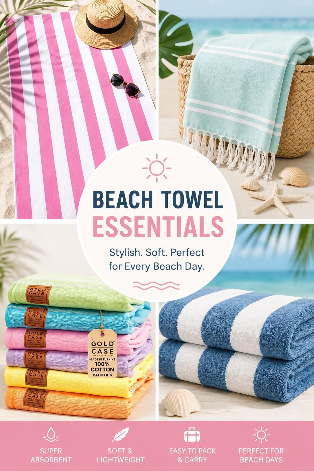 Beach towel season is officially here ☀️🏖️ I’ve been loving these soft, lightweight beach towels for pool days, beach trips, and summer travel. They dry quickly, don’t take up a ton of room in my beach bag, and the colors are so cute for summer. The striped styles are perfect if you want that clean coastal look, and the Turkish towels are great for packing since they fold up super small.

Perfect for beach days, pool days, vacations, and summer essentials ✨

#LTKSeasonal #LTKTravel #BeachTowel #PoolDayEssentials #SummerFavorites #BeachEssentials #PoolAccessories #SummerStyle #CoastalStyle #VacationEssentials