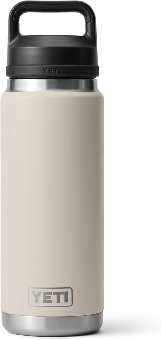 YETI Rambler 26 oz Bottle, Leakproof, Vacuum Insulated, Stainless Steel with Chug Cap, Cape Taupe | Amazon (US)