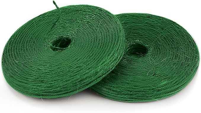 PerkHomy 800 Feet (2Pcs * 400Feet) Garden Twine Strong Natural Jute Long Green Twine for Gardenin... | Amazon (US)