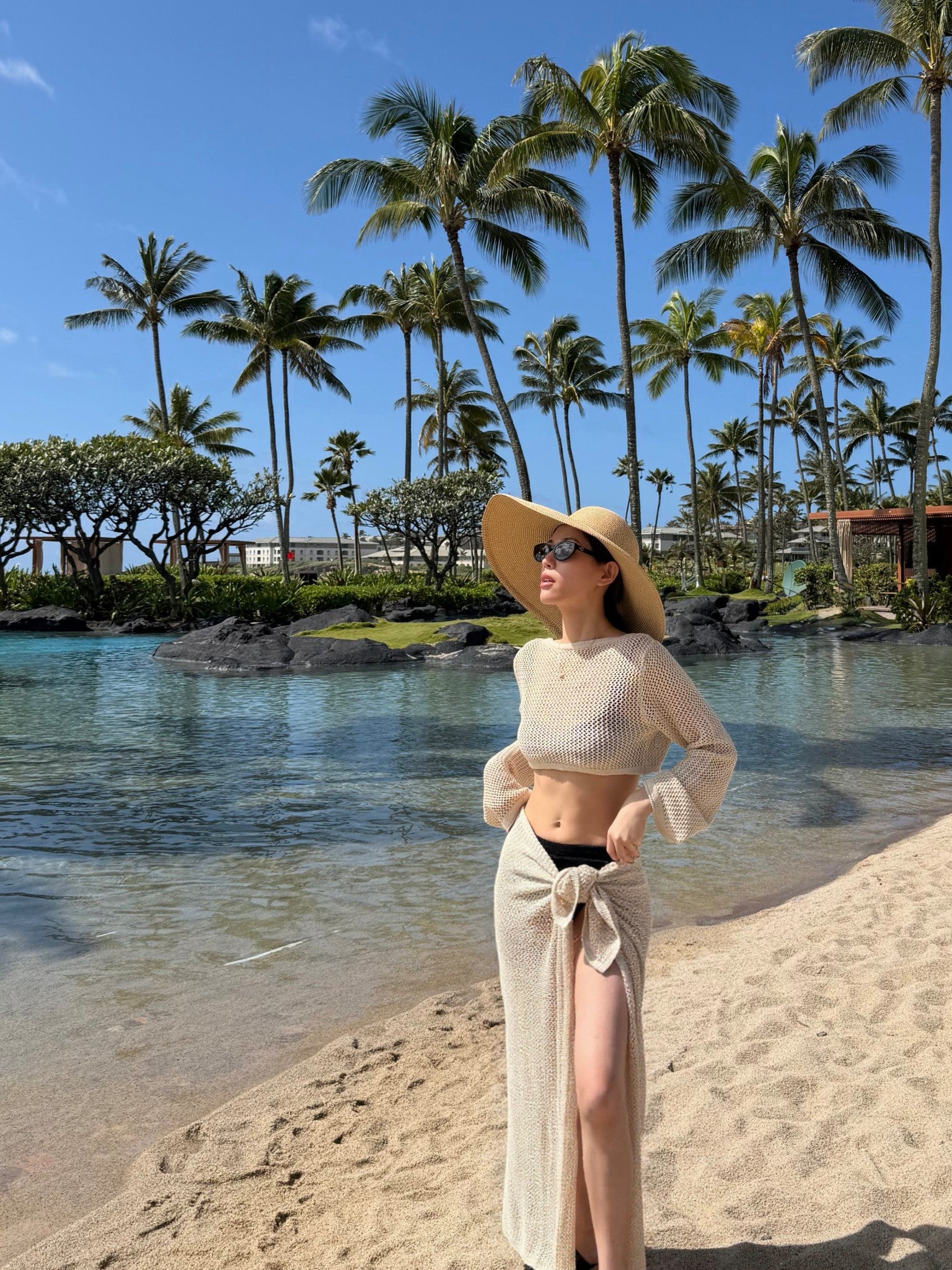 Soft neutrals under palm trees.

#LTKtravel #LTKsummer #LTKstyletip