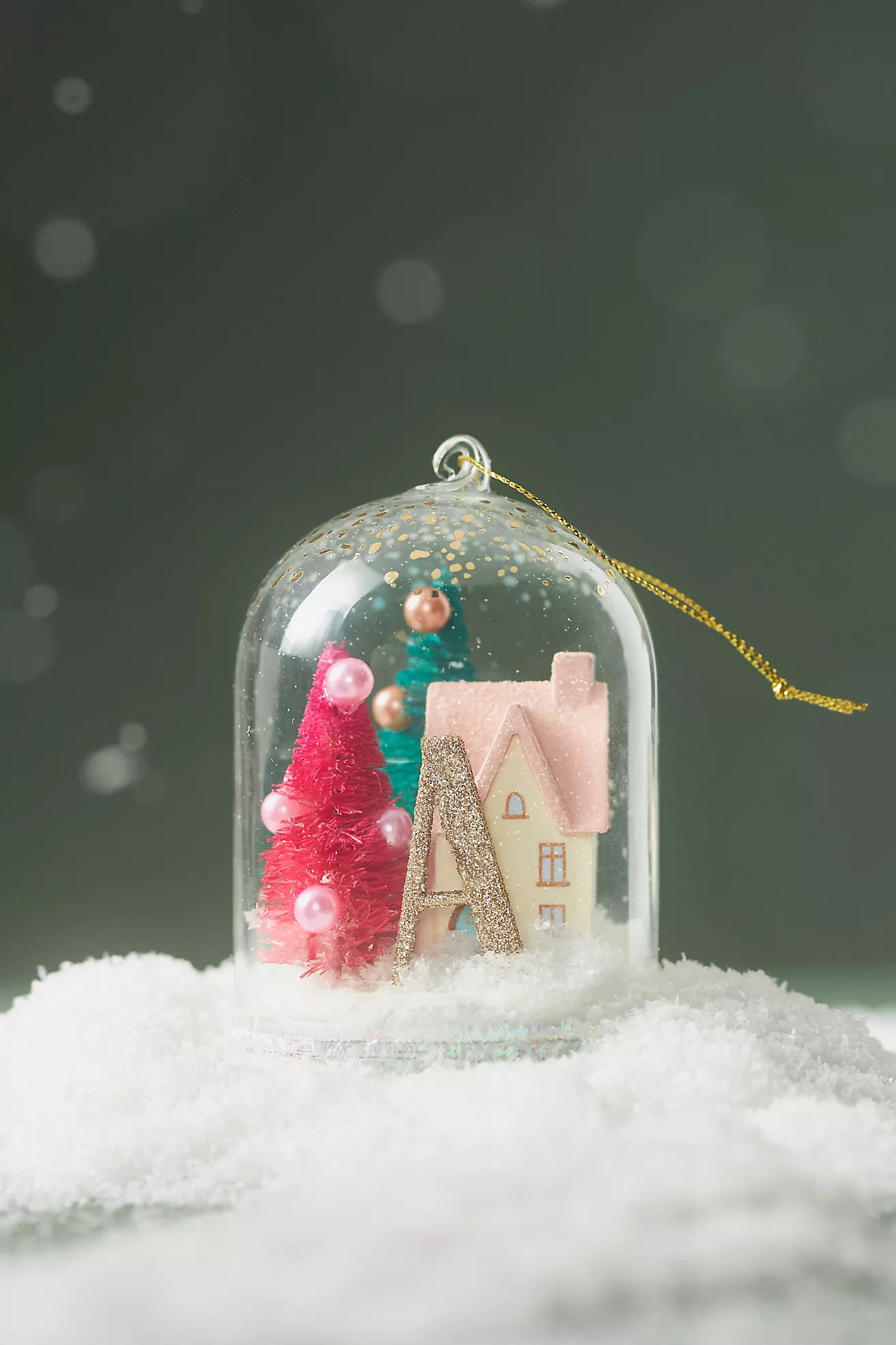 Home For The Holidays Monogram Ornament | Anthropologie (US)