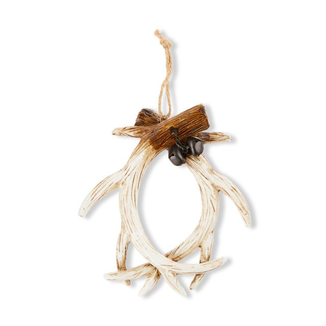 White Antler Ornament, Home for Christmas Theme, off-White Color, 0.09 kg, by Holiday Time | Walmart (US)