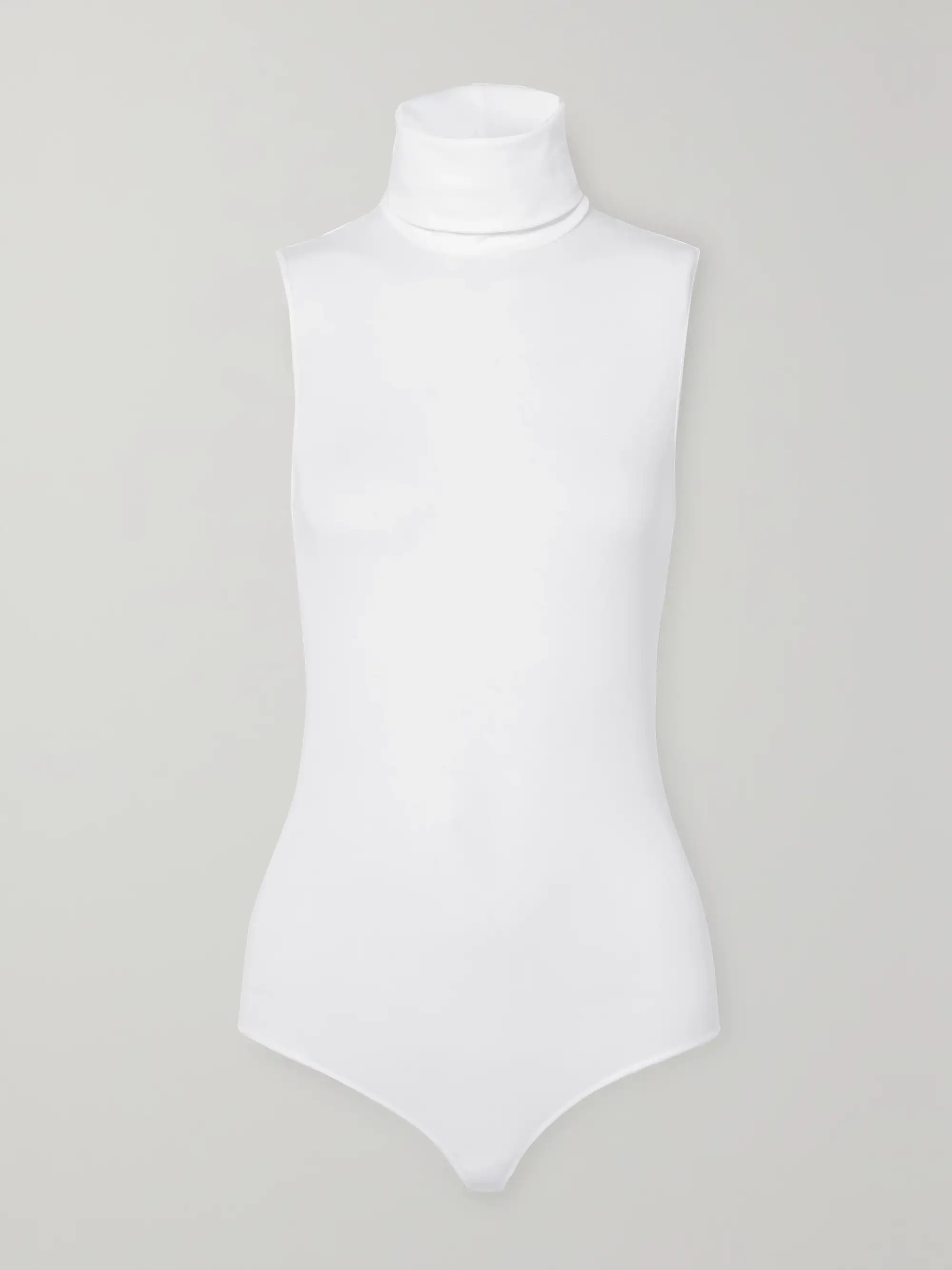 Stretch modal-blend turtleneck thong bodysuit | NET-A-PORTER (US)