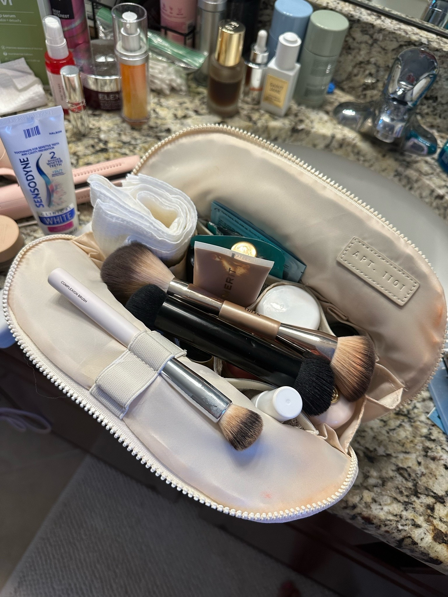 This bag is perfect. No need to spend the money on the expensive one that’s smaller. I’ve seen it in person and this one is fabulous. Linked both for ya tho bc of colors…I get it.

#LTKTravel #LTKBeauty #LTKCon