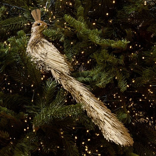 Mylar Large Bird Clip-On Ornament | West Elm (US)