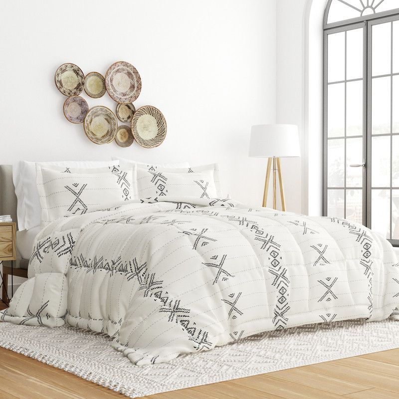 Farmhouse Reversible Superior Soft Comforter Sets, Down Alternative, Easy Care - Becky Cameron | Target