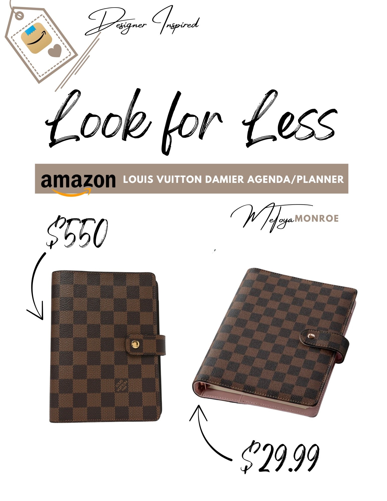 LV Inspired Agenda/Planner for Less!