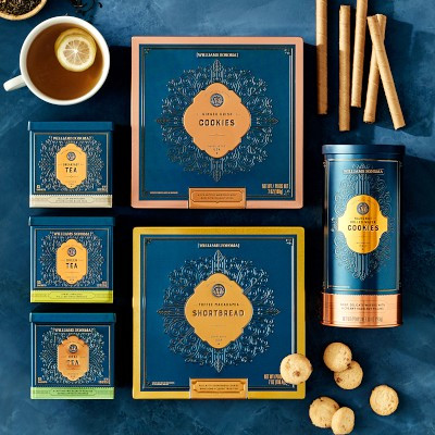 Williams Sonoma Signature Tin, Toffee Macadamia Shortbread | Williams-Sonoma