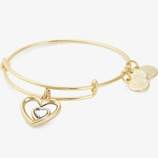 Heart in Heart Charm Bangle Bracelet - Alex and Ani | Alex and Ani