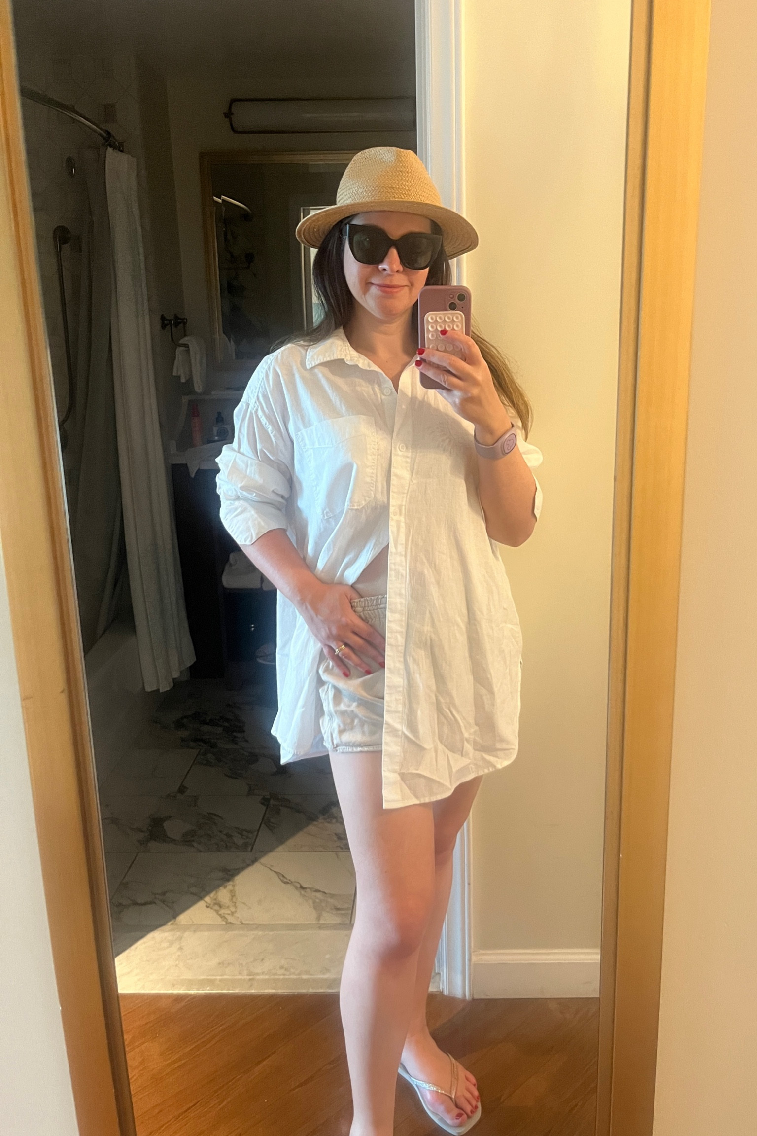 I normally use my own clothes as cover ups and try to prioritize linen most of the time too. It’s easy to wear in many occasions.

#LTKsummer #LTKtravel #LTKswimwear