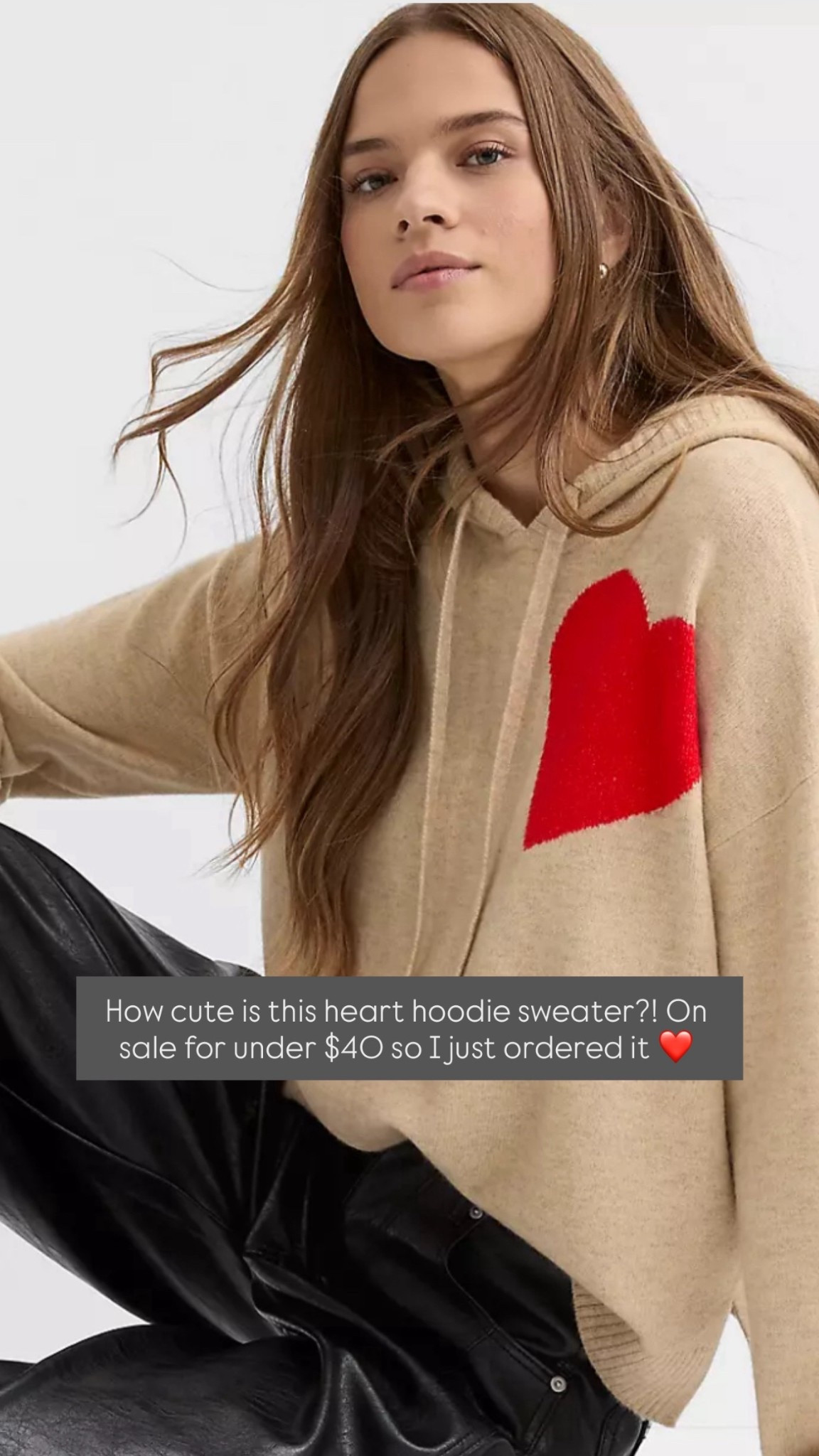 How cute is this heart hoodie seater for Valentines Day?! On sale for under $40!

#LTKFindsUnder50 #LTKSeasonal #LTKSaleAlert