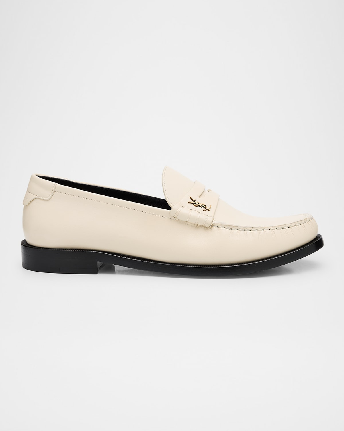 Le Leather YSL Penny Loafers | Neiman Marcus