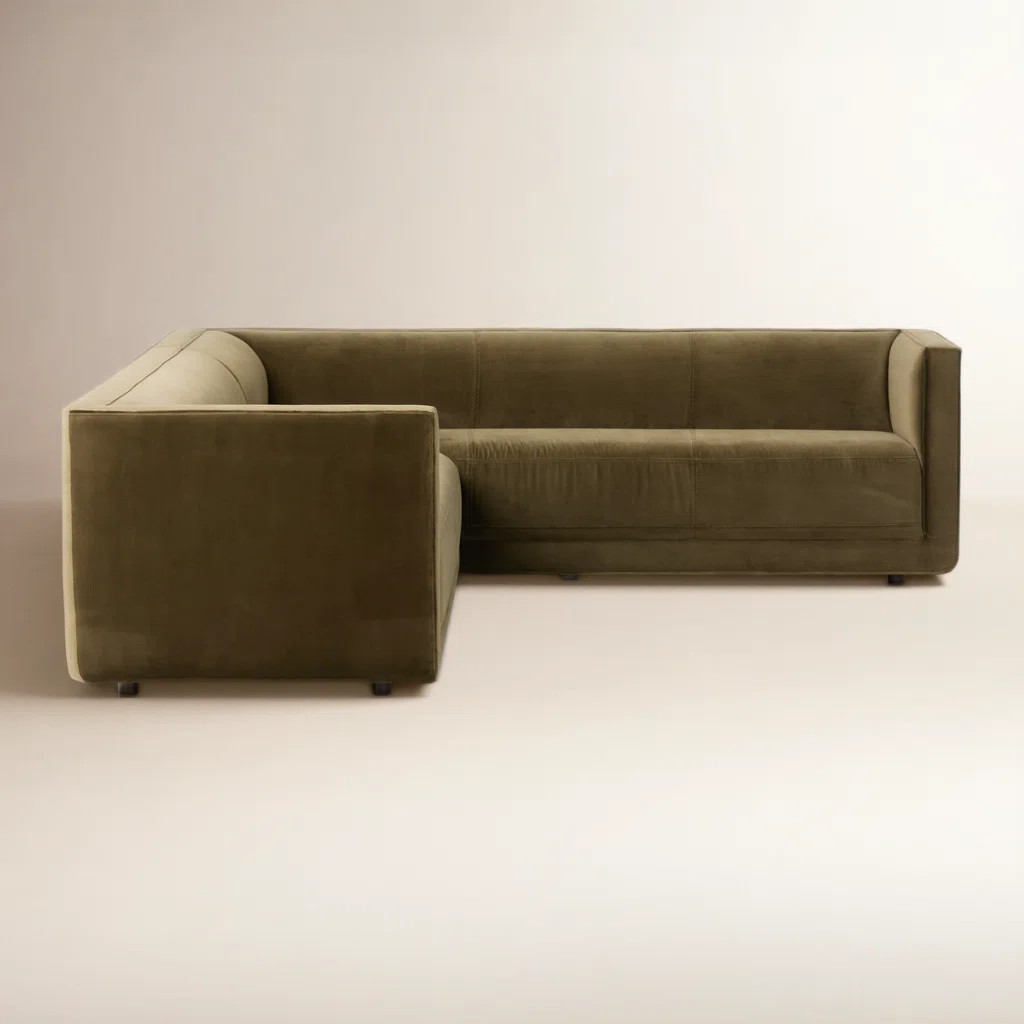 Fitch 119" 2 - Piece Upholstered Corner Sectional | Joss & Main