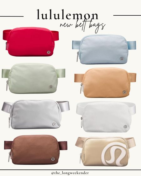 New fun colors in the Lululemon belt bag! Love these for travel and the gym!

Belt bag, travel outfit, workout outfit, belt bags, workout bag 

#LTKfit #LTKstyletip #LTKtravel