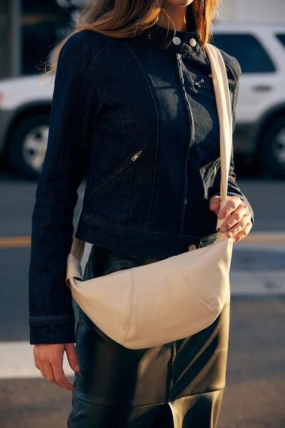 Faux Leather Crescent Handbag | Forever 21
