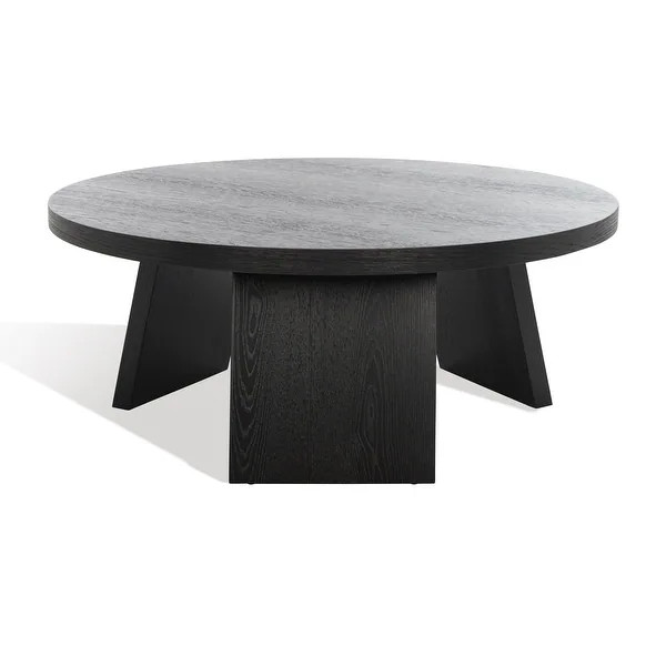 SAFAVIEH Couture Julianna Modern Wood Coffee Table - 36 in. W x 36 in. D x 15 in. H - Black | Bed Bath & Beyond