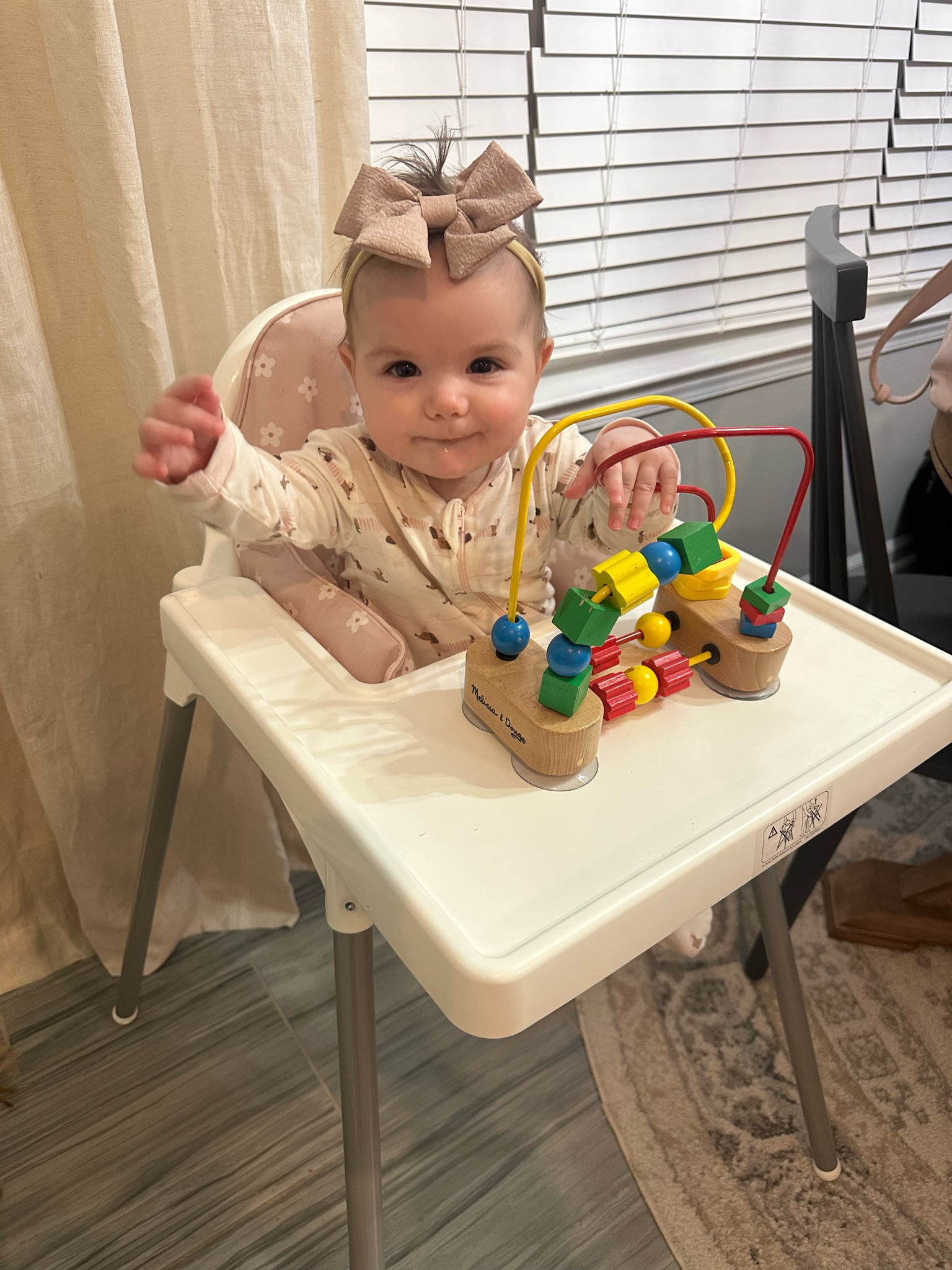 The sweetest little high chair 🤍

#baby #highchair 

#LTKBump #LTKKids #LTKBaby