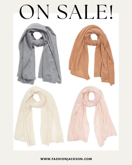 Nordstrom cashmere scarves on sale! #scarves #winter 

#LTKSeasonal #LTKstyletip #LTKsalealert
