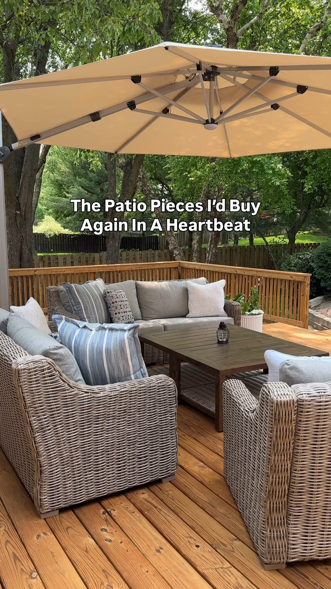 our back patio gets used more than any room in our house from May through September, so I take outdoor furniture very seriously. These are the pieces I've personally tested, styled, and would re-buy without hesitation - including the patio set everyone keeps DMing me about. Linking everything from budget to splurge so you can build the patio that fits your life (and your wallet).  Our patio set is currently out of stock, so linking similar options 🫶🏻. @Wayfair 





outdoor furniture, patio furniture, outdoor sectional, patio set, memorial day sale, outdoor living, backyard refresh, patio makeover, outdoor sofa, weather resistant furniture, patio decor 2026, outdoor furniture under $1500

#LTKHome