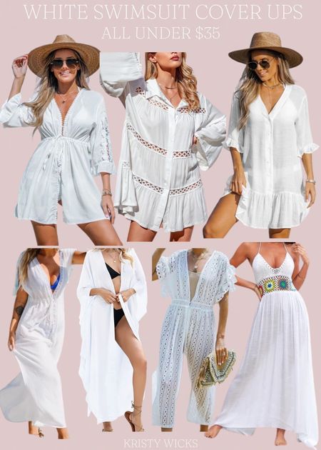 How cute are these white swimsuit cover ups? I love that you can wear to the beach, pool or walking around and feel comfortable, cool and stylish.

These looks are all at a great value under $35! ☀️🙌💫



#LTKFind #LTKSeasonal #LTKunder50