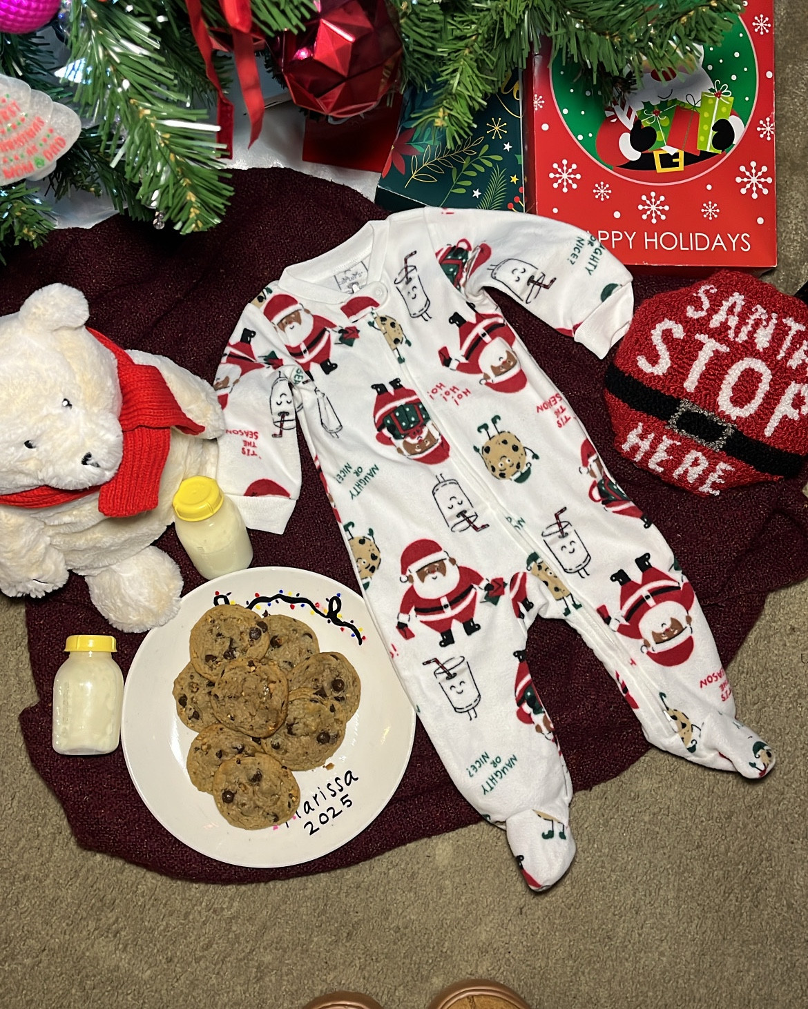 Cookies for Santa baby DIY photo shoot 

#LTKHoliday #LTKBaby #LTKKids