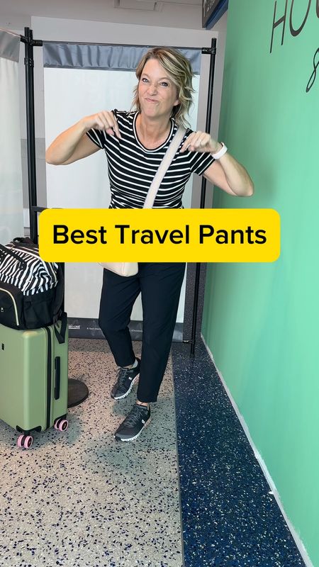 Best pants for travel, true to size, waterproof shoe, elastic waistband, stretchy pants, travel outfit, vacation outfit, airport style, #traveloutfit 

#LTKshoecrush #LTKstyletip #LTKtravel