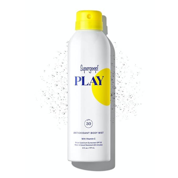 Supergoop! PLAY SPF 30 Antioxidant-Infused Body Mist w/ Vitamin C, 6 fl oz - Reef-Safe, Broad Spe... | Amazon (US)
