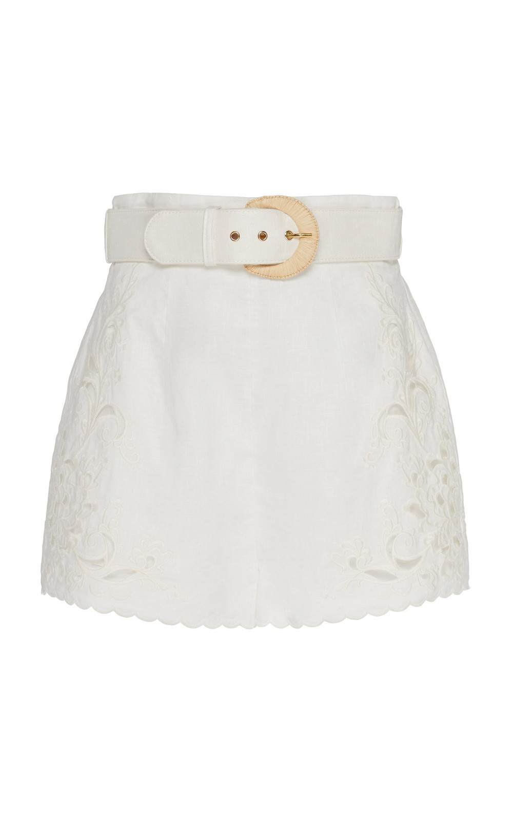 Embroidered Broderie Anglaise Linen Shorts | Moda Operandi Global