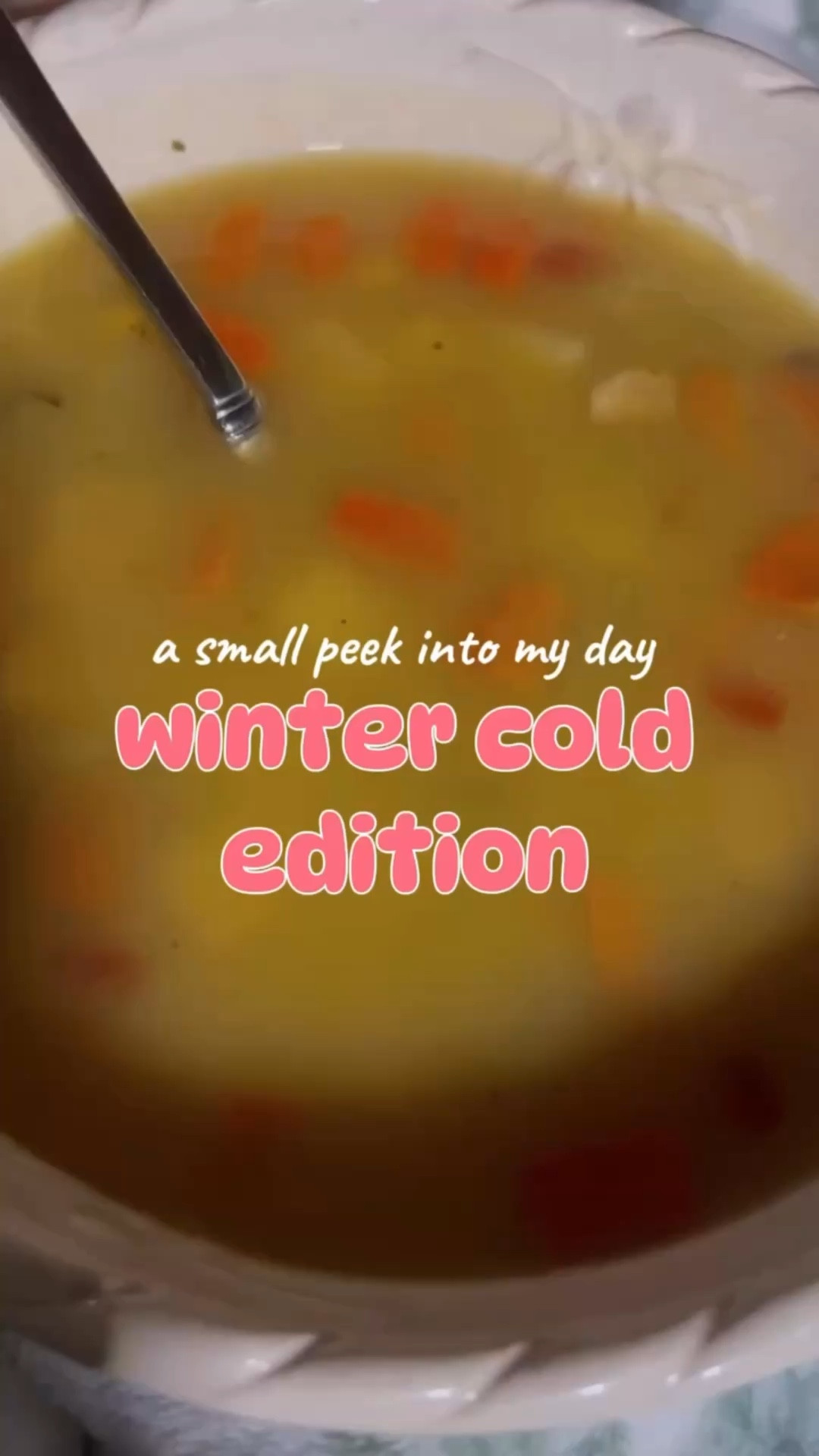 sick day survival mode 💖 a day in the life of me, winter cold edition…soup, tea, electrolytes, and immune support to keep going when feeling under the weather

how do you survive a winter cold? share your must-haves 👇

#sickdayessentials #immunesupport #hydrationmatters #thebananniediaries #teaandcomfort

a day in the life sick edition, winter cold survival, immune support while sick, soup and tea for cold, electrolytes during illness, staying hydrated winter cold