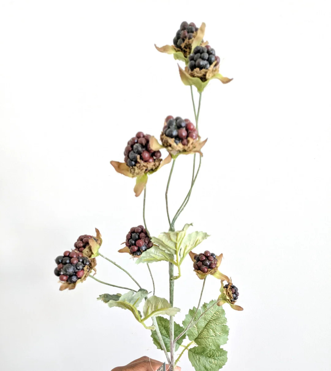 Artificial Blackberry Stems, Summer Berry Stems for Home Decor, Realistic Berry Stems for Wreath ... | Etsy (US)