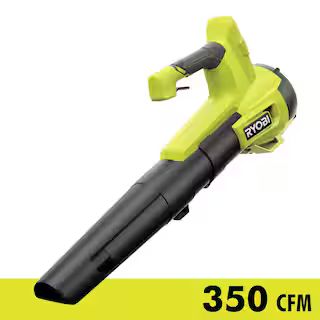 RYOBI ONE+ 18V 100 MPH 350 CFM Cordless Battery Variable-Speed Jet Fan Leaf Blower (Tool Only) PC... | The Home Depot