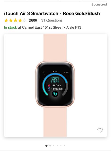 This cute smart watch is on sale for just $50 on target for Black Friday.  A great gift idea for someone who doesn’t need all the bells And whistles but would like to track their steps and keep up with the time. 



#LTKGiftGuide #LTKHoliday #LTKCyberWeek