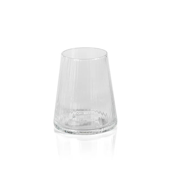 Malvena Taper Up Textured All Purpose Glasses (Set of 4) | Wayfair North America