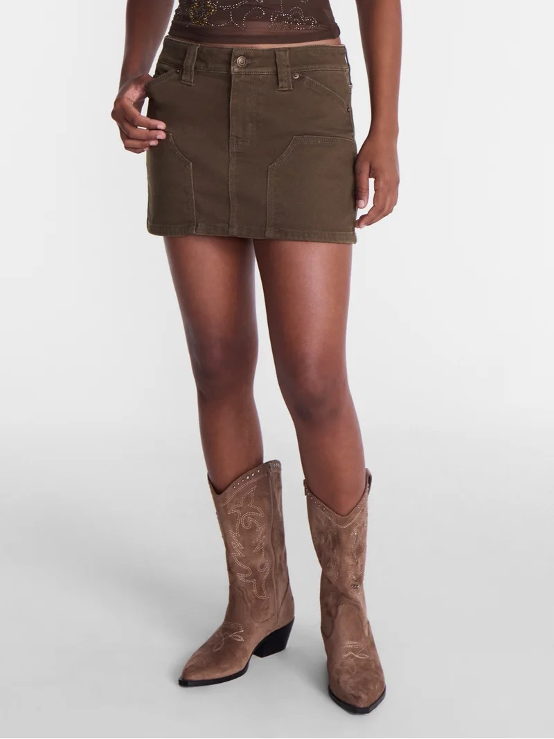 No Boundaries Utility Mini Skort, Women's XXS-XXL | Walmart (US)