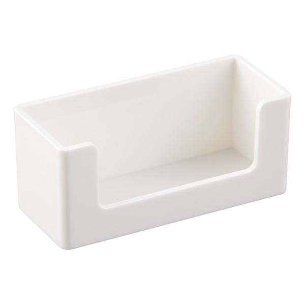 Poppin White Business Card Holder | The Container Store