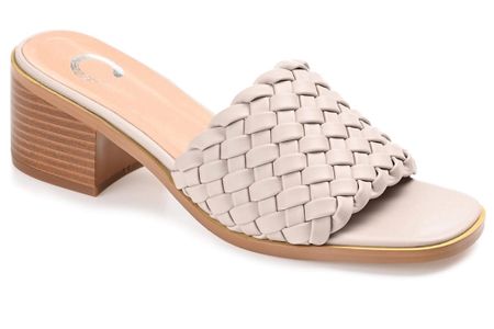 On trend low heel sandal on deal for 30% off, under $30! Secure these for your Easter outfit + spring or summer weddings! 

#LTKwedding #LTKshoecrush #LTKsalealert